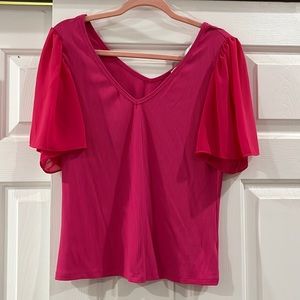 Women’s blouse-hot pink